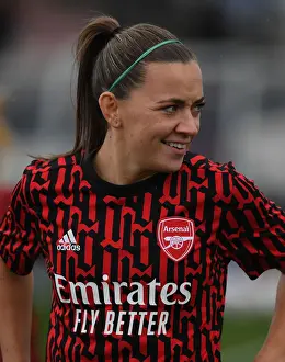 Arsenal Women V Chelsea Women 2020-21 Prints: Arsenal Women's Katie McCabe Prepares for Battle against Chelsea Women in FA WSL Match