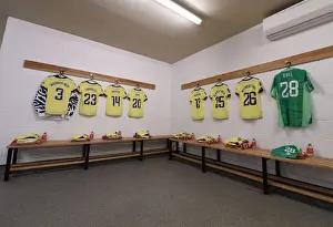West Ham United Women V Arsenal Women 2021-22 Prints: Arsenal Women's Kit Preparation: Gearing Up for the FA WSL Showdown against West Ham United