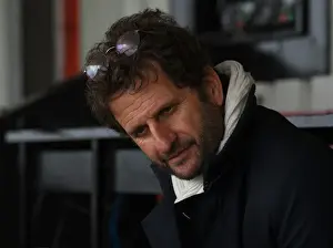 Arsenal Women V Aston Villa Women 2020-21 Prints: Arsenal Women's Manager Joe Montemurro in Post-Match Interview (FA WSL 2021) - Behind Closed Doors