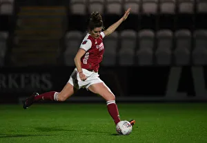 Arsenal Women V Tottenham Hotspur Women - Conti Cup 2020-21 Prints: Arsenal Women's Penalty Triumph Over Tottenham Hotspur in Empty Conti Cup 2020-21