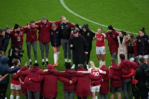 Arsenal Women V Chelsea Women 2023-24 Prints: Arsenal Women's Post-Match Team Talk: Jonas Eidevall Reflects on Arsenal vs Chelsea WSL Clash (2023-24)