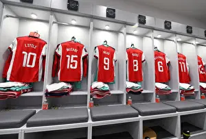 Arsenal Women's Pre-Match Dressing Room at Meadow Park (FA WSL, 2021-22)