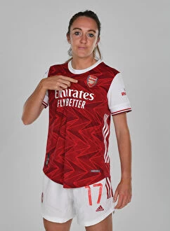 Arsenal Womens photocall 2020-21 Collection: Arsenal Women's Squad 2020-21: Lisa Evans at Photocall
