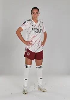 Arsenal Women's Squad 2020-21: Lisa Evans at Team Photoshoot