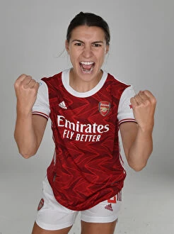 Images Dated 12th August 2020: Arsenal Women's Squad 2020-21: Steph Catley at Team Photoshoot