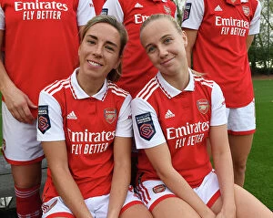 Arsenal Women Squad 2022-23 Collection: Arsenal Women's Squad 2022-23: Jordan Nobbs and Beth Mead Lead the Charge