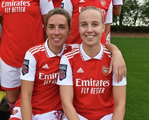 Arsenal Women Squad 2022-23 Collection: Arsenal Women's Squad 2022-23: Jordan Nobbs and Beth Mead Take the Lead