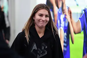 Arsenal Women's Squad Arrives at Leicester City: Barclays FA WSL Showdown