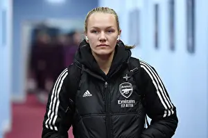 Arsenal Women's Squad Arrives at Villa Park Ahead of Aston Villa Clash (Barclays FA WSL 2022-23)