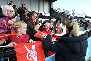 Arsenal Women V Manchester City Women 2022-23 Prints: Arsenal Women's Squad Greets Fans After Hard-Fought Arsenal v Manchester City Match in FA Women's Super League