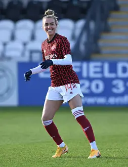 Arsenal Women's Squad Pre-Match Warm-Up vs Everton: Jill Roord in Focus (Barclays FA WSL, 2020-21)