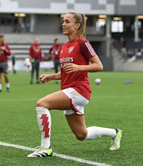 Linkoping FC V Arsenal Women 2023-24 Prints: Arsenal Women's Squad Prepares for UEFA Champions League Clash against Linkoping FC in Sweden