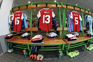Vfl Wolfsburg V Arsenal Women 2022-23 Prints: Arsenal Women's Squad Prepares for UEFA Champions League Semi-Final Showdown against VfL Wolfsburg