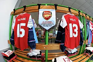 Vfl Wolfsburg V Arsenal Women 2022-23 Prints: Arsenal Women's Squad Prepares for UEFA Champions League Semi-Final Showdown Against VfL Wolfsburg