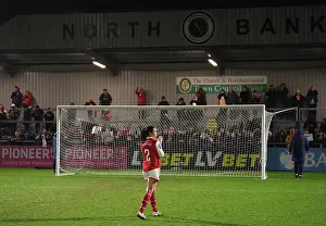 Arsenal Women V Reading Women 2022-23 Prints: Arsenal Women's Squad: Rafaelle Souza in Thoughtful Moment After Arsenal vs