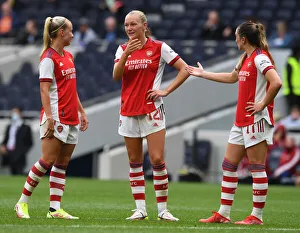 Arsenal Women's Squad Unites at Tottenham Stadium: Behind the Scenes of the MIND Series Match