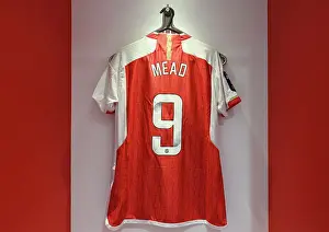 Arsenal V Aston Villa 2023-24 Prints: Arsenal Women's Star Beth Mead: A Closer Look at Her Matchday Gear (Arsenal v Aston Villa)