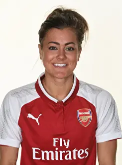 Arsenal Women's Star Jemma Rose at 2017 Team Photocall