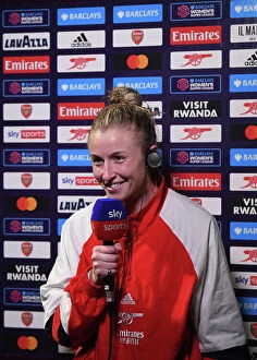 Images Dated 14th March 2023: Arsenal Women's Star Leah Williamson Post-Match at Meadow Park Against Reading