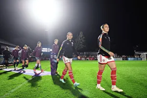 Arsenal Women V West Ham United Women 2022-23 Prints: Arsenal Women's Star Players: Lotte Wubben-Moy and Katie McCabe Focus Ahead of Arsenal vs West Ham United (2022-23)