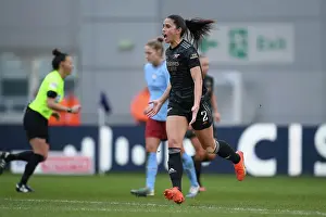 Manchester City Women V Arsenal Women 2022-23 Prints: Arsenal Women's Star Rafaelle Souza Scores First Goal in Manchester City Showdown