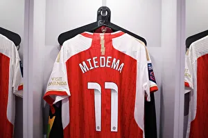 Arsenal Women V Tottenham Hotspur Women - Conti Cup 2023-24 Prints: Arsenal Women's Star Striker Vivianne Miedema Gears Up for Arsenal vs