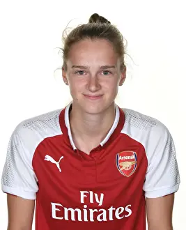 Arsenal Women's Star Vivianne Miedema at 2017 Team Photocall