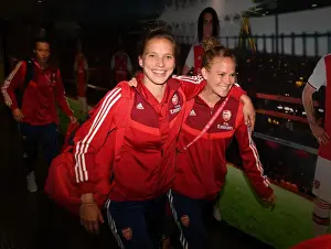 Arsenal Women's Stars Tabea Kemme and Leonie Maier Prepared for Emirates Cup Clash Against FC Bayern Munich