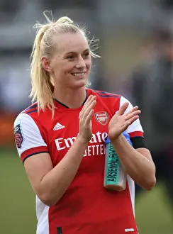Arsenal Women's Stina Blackstenius Celebrates Euphoric Victory Over Manchester United Women