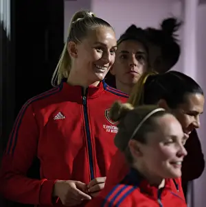 Arsenal Women's Stina Blackstenius Focuses Ahead of FA Cup Quarterfinals vs. Coventry United