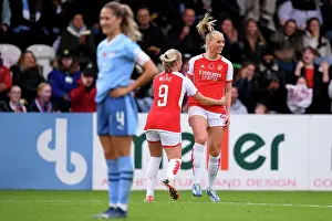 Arsenal Women's Stina Blackstenius Scores Brace in Thrilling Barclays WSL Victory Over Manchester City