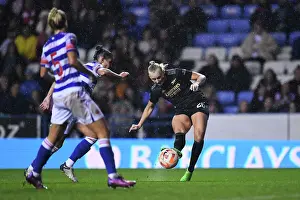 Reading Women V Arsenal Women 2022-23 Prints: Arsenal Women's Stina Blackstenius Scores Game-Winning Goal Against Reading in FA WSL Match
