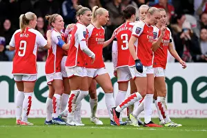Arsenal Women's Stina Blackstenius Scores Second Goal Against Manchester City in Barclays WSL