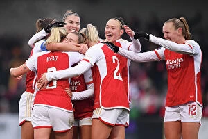 Images Dated 27th November 2023: Arsenal Women's Super League: Beth Mead Nets Brace Against West Ham United
