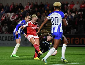 Arsenal Women V Brighton And Hove Albion Women 2022-23 Prints: Arsenal Women's Super League: Beth Mead Scores Fourth Goal Against Brighton & Hove Albion Women