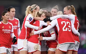 Arsenal Women V West Ham United Women 2023-24 Prints: Arsenal Women's Super League: Beth Mead Scores Second Goal Against West Ham