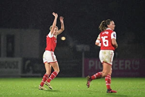Images Dated 14th March 2023: Arsenal Women's Super League: Leah Williamson Scores Fourth Goal Against Reading