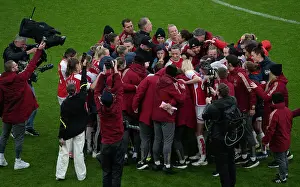 Arsenal Women V Chelsea Women 2023-24 Prints: Arsenal Women's Super League Showdown: Katie McCabe Rallies Team at Emirates Stadium Against Chelsea