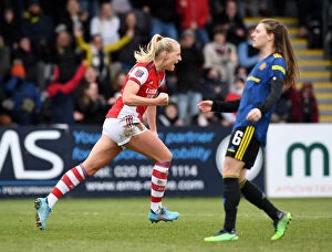 Images Dated 5th February 2022: Arsenal Women's Super League: Stina Blackstenius Scores Dramatic Winner Against Manchester United