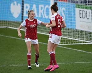 Arsenal Women V Everton Women 2020-21 Prints: Arsenal Women's Super League Triumph: Beattie Scores Hat-Trick vs. Everton