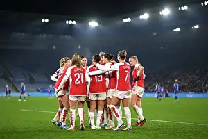 Leicester City Women V Arsenal Women 2023-24 Prints: Arsenal Women's Super League Triumph: Caitlin Foord's Brace Seals Victory Over Leicester City