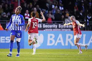 Brighton And Hove Albion V Arsenal 2023-24 Prints: Arsenal Women's Super League Triumph: Caitlin Foord's Game-Winning Goal vs