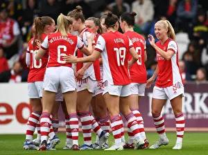 Arsenal Women's Super League Triumph: Vivianne Miedema's Hat-Trick Celebration