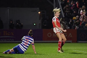 Images Dated 14th March 2023: Arsenal Women's Super League Victory: Leah Williamson Scores Fourth Goal Against Reading