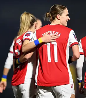 Arsenal Women V Reading Women 2021-22 Prints: Arsenal Women's Super League Victory: Vivianne Miedema Scores First Goal Against Reading