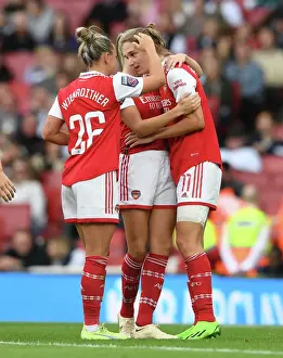 Arsenal Women V Tottenham Hotspur Women 2022-23 Prints: Arsenal Women's Super League: Vivianne Miedema Scores Brace in Derby Win Against Tottenham