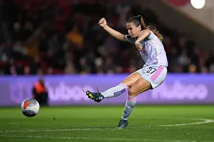 Bristol City Women V Arsenal Women 2023-24 Prints: Arsenal Women's Superiority: Laia Codina in Action against Bristol City (Barclays WSL)