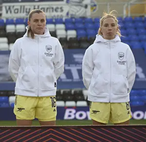 Birmingham City Women V Arsenal Women 2021-22 Prints: Arsenal Women's Supremacy: Crushing Birmingham City in WSL Showdown (09/01/2022)