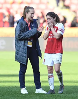 Arsenal V Manchester City - Continental Cup Final 2019 Prints: Arsenal Women's Team