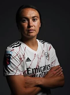 Images Dated 13th August 2020: Arsenal Women's Team 2020-21: Caitlin Foord at Arsenal Womens Photocall